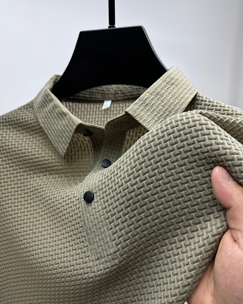 Comfortable men's short sleeve polo, perfect for everyday wear & casual style.