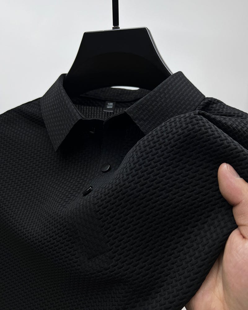 Smart casual men's performance polo, classic design for versatile men's fashion.