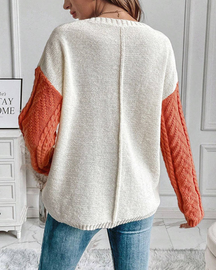 Modisches Cable Knit Top