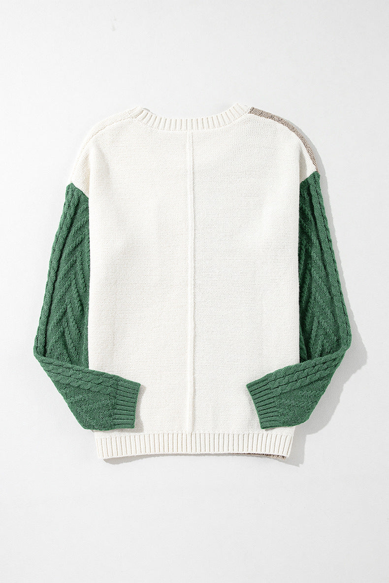 Modisches Cable Knit Top