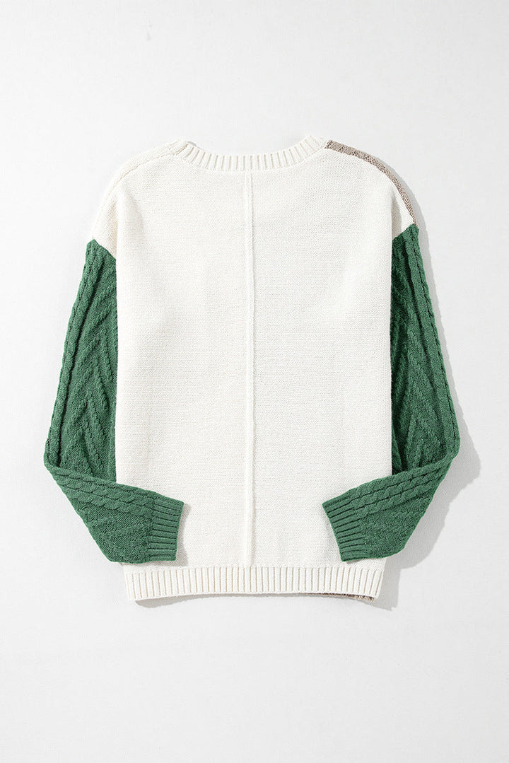 Modisches Cable Knit Top