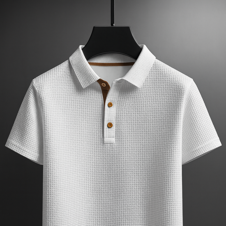 Casual men's Verona Breeze polo in a comfort fit. Ideal for summer, office, or everyday wear with its breathable design.