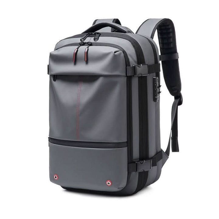 Expandable travel backpack for laptops. Ideal for weekend trips & extended journeys.