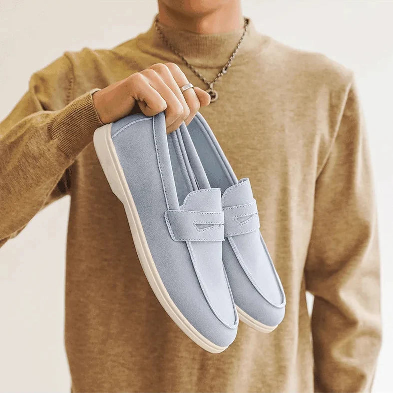 Stylish men's slip-on loafers offering all-day comfort and versatility.