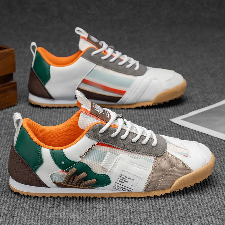 Modern men's utility sneakers, featuring stylish design, durability, and everyday performance comfort.
