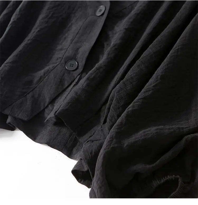 Stylish women's flowy batwing top. Lightweight summer blouse, chic and comfy for warm weather wear.