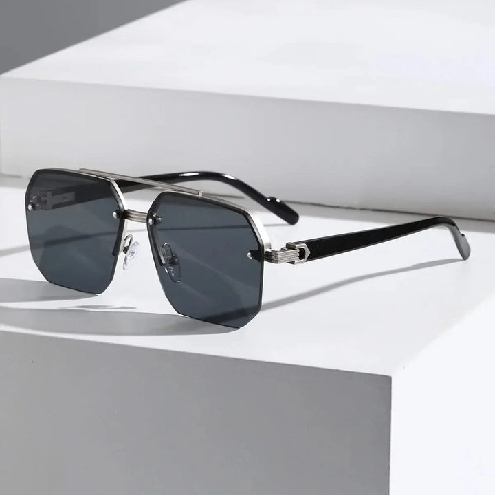 Stylish unisex polycarbonate sunglasses offering superior UV protection; ideal fashion accessory for eyewear.