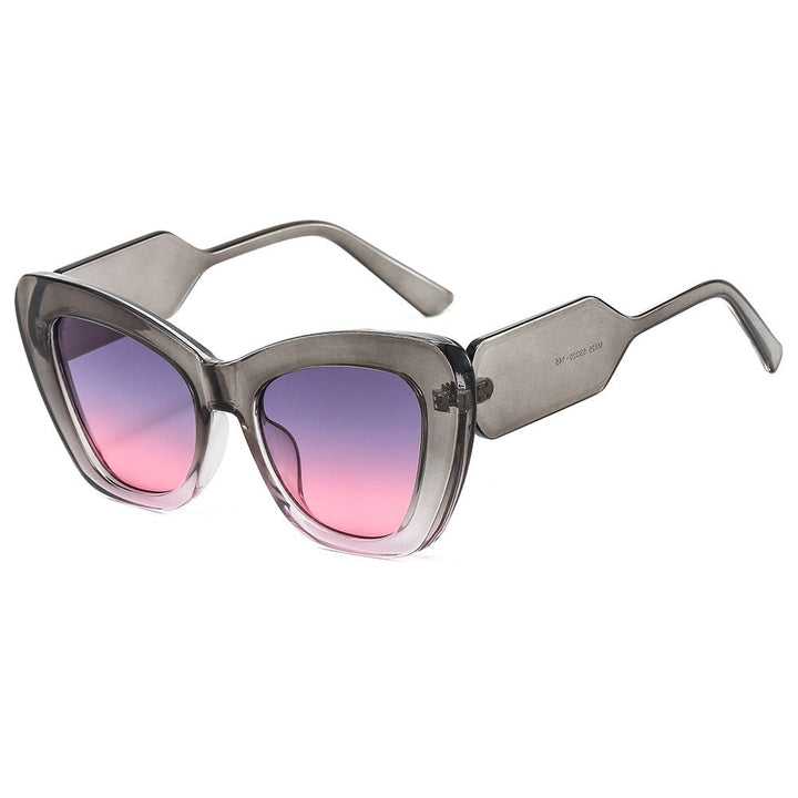 Fashion eyewear: women's chic cat eye sunglasses with UV400 protection & polarized lenses.