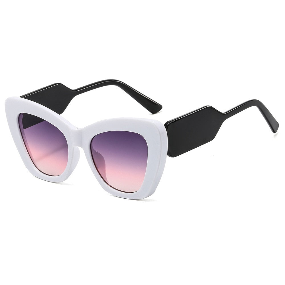 Polycarbonate cat eye sunglasses for women, offering UV400 protection & excellent glare reduction.
