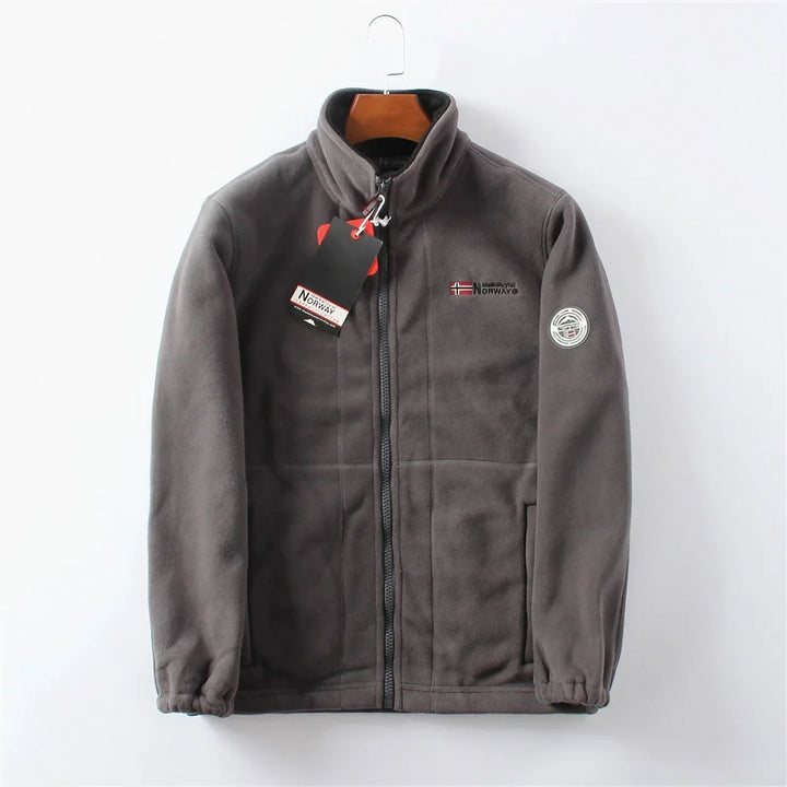 Stylish men's full-zip jacket for fall fashion, perfect for everyday wear and versatile casual style.