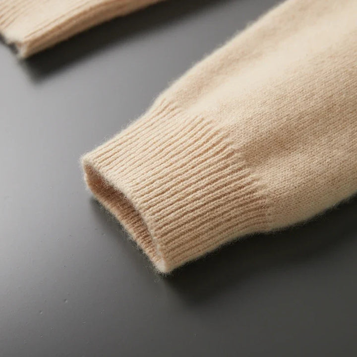 Luxuriously soft men's pullover hoodie, designed for comfort and cozy everyday wear.