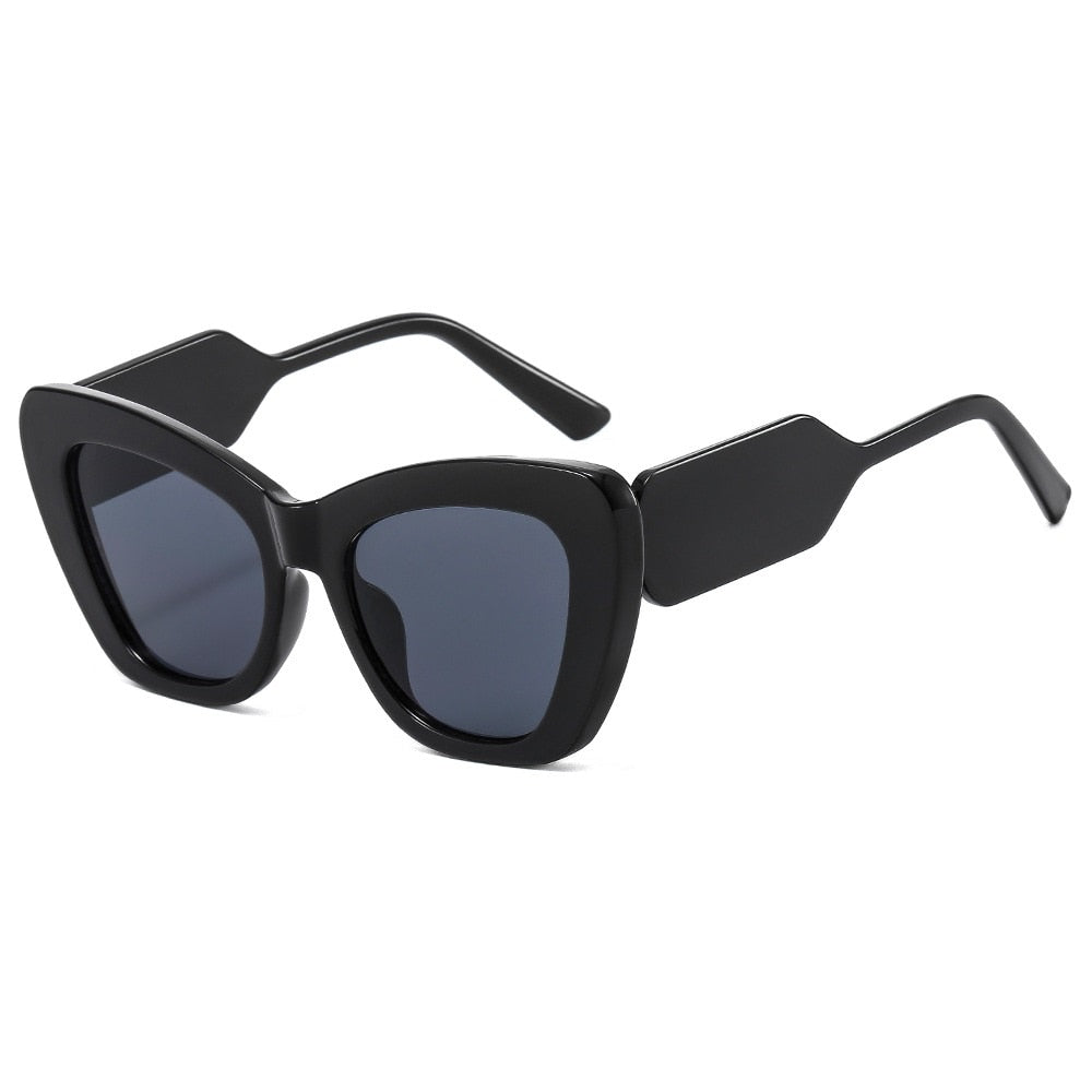 Modern women's polarized cat eye sunglasses, providing UV400 protection & superb glare reduction.