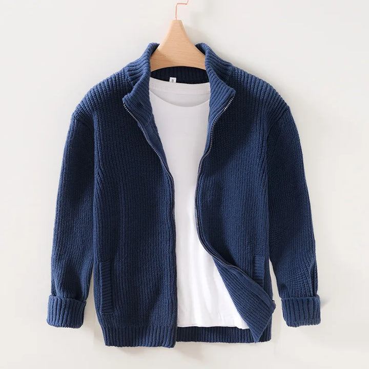 Classic men's Marbella Cozy Comfort Sweater, a stylish and warm long-sleeve top for fall and winter fashion.