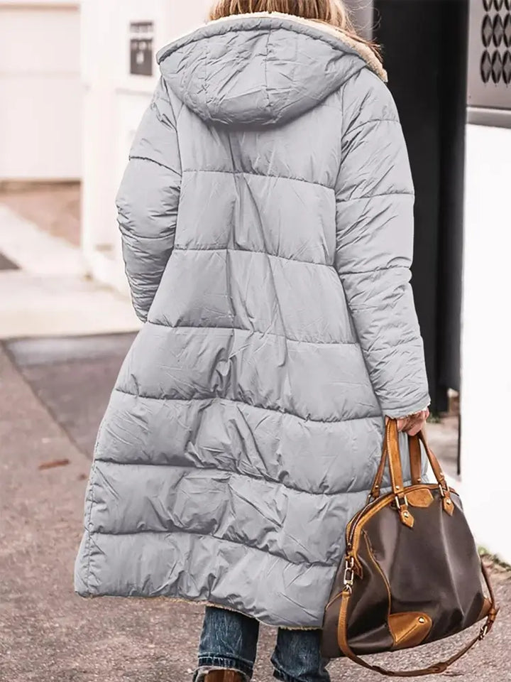 Warmer und Bequemer Damen-Wintermantel mit Teddyfutter