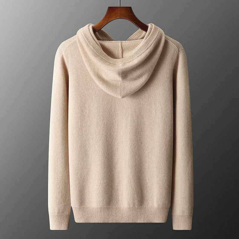 Comfortable men's soft fleece pullover hoodie, perfect for loungewear and casual style.