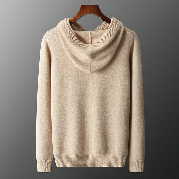Comfortable men's soft fleece pullover hoodie, perfect for loungewear and casual style.