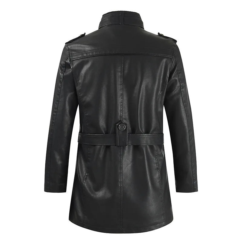 Versatile men's modern urban jacket, sleek design with a stand collar and zippered pockets for everyday wear.