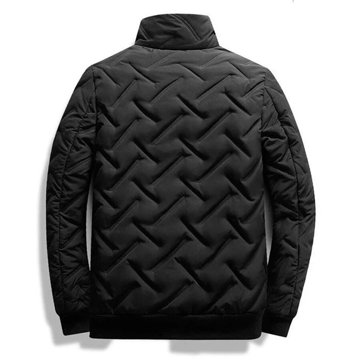Comfortable lightweight men's quilted jacket, perfect versatile outerwear for spring and fall fashion.