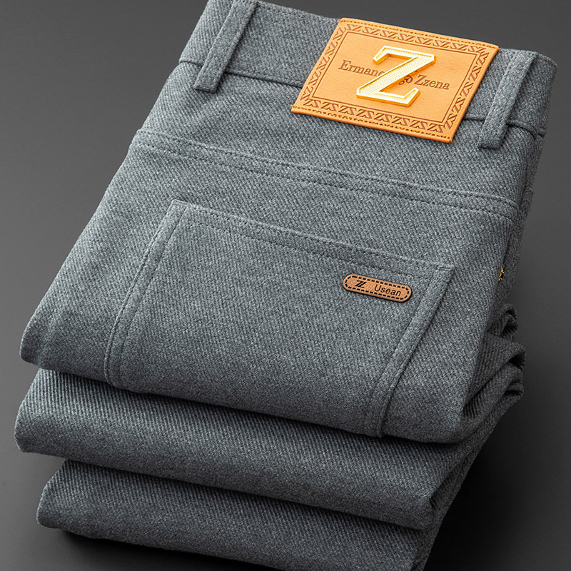 White tailored fit vault jeans for men, ideal for a sleek, modern, smart casual look.