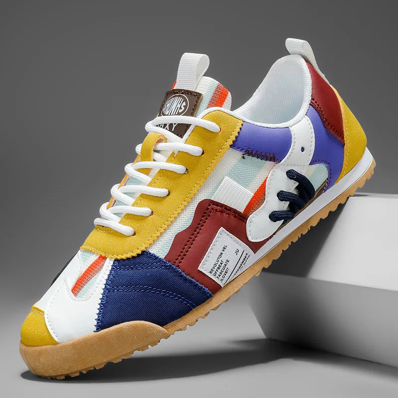 Front view: Men's versatile athletic sneakers, durable and comfortable for walking and everyday activities.