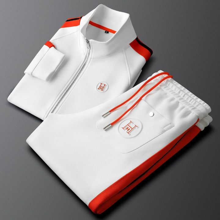 High-performance men's activewear tracksuit. Modern design for sports, fitness gear, and a comfortable casual look.