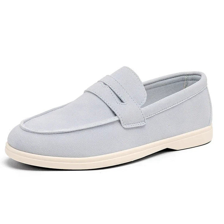 Men's slip-on comfort loafers, perfect versatile shoes for driving or daily wear.