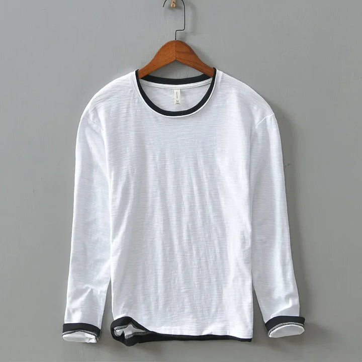 Comfortable men's long sleeve casual Nightfall button-up shirt. Tailored fit, ideal for everyday smart casual style.