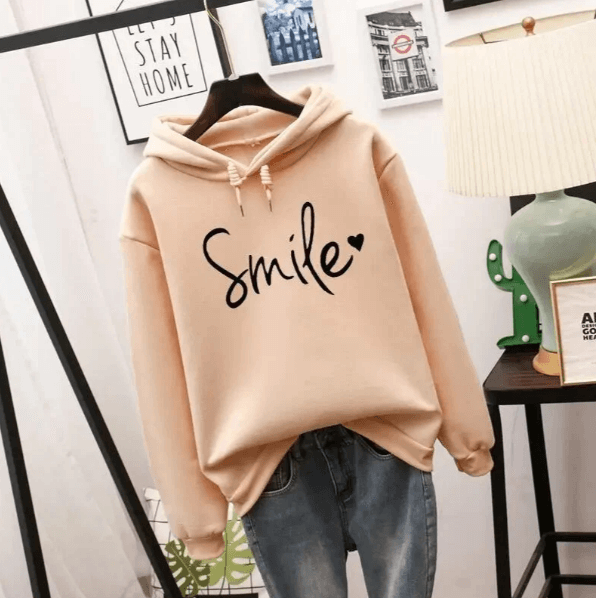 Smile Damen Kapuzenpulli