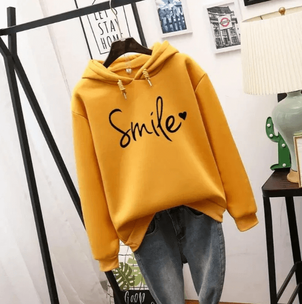 Smile Damen Kapuzenpulli