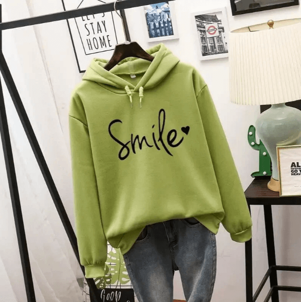 Smile Damen Kapuzenpulli