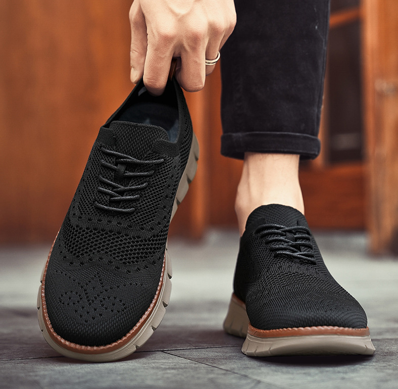 Beige men's Heritage Dress Sneakers, excellent for comfortable all-day wear.