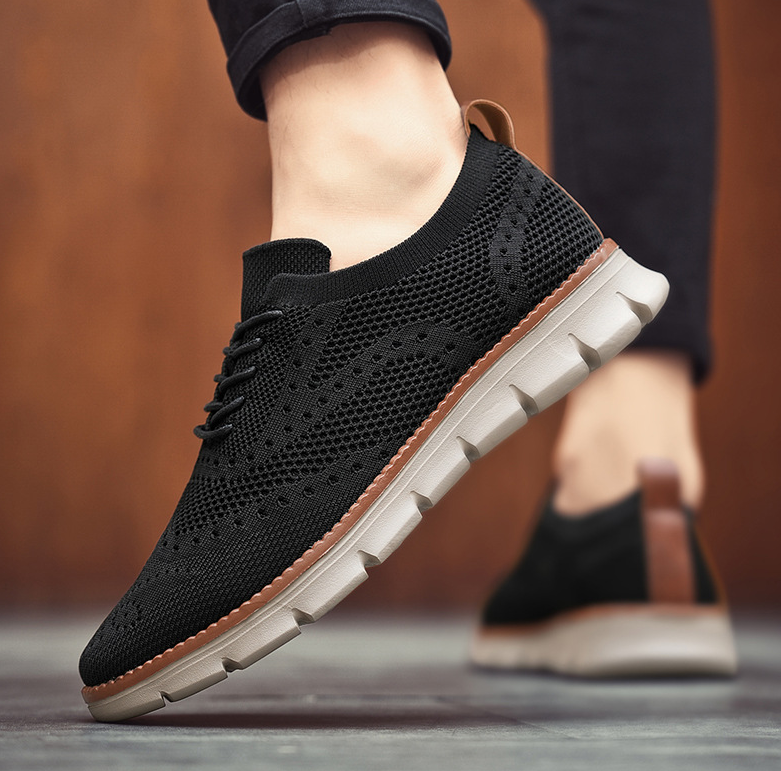 Orthopedic support men's sneakers, Heritage Dress style, offering superior comfort.