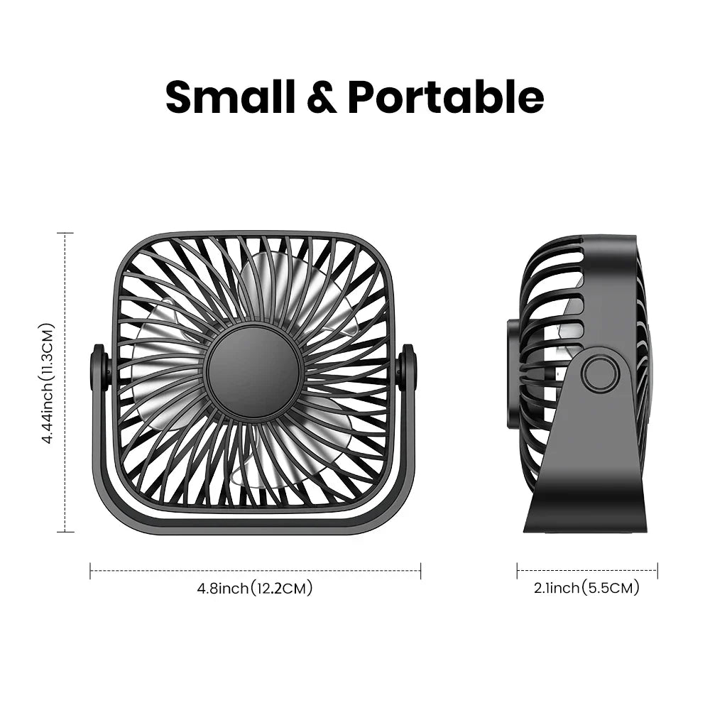 Lightweight unisex mini fan, a must-have travel accessory for hot summer days.