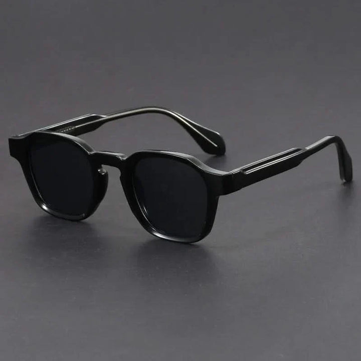 Comfortable vintage style unisex square sunglasses with UV protection for all-day wear.