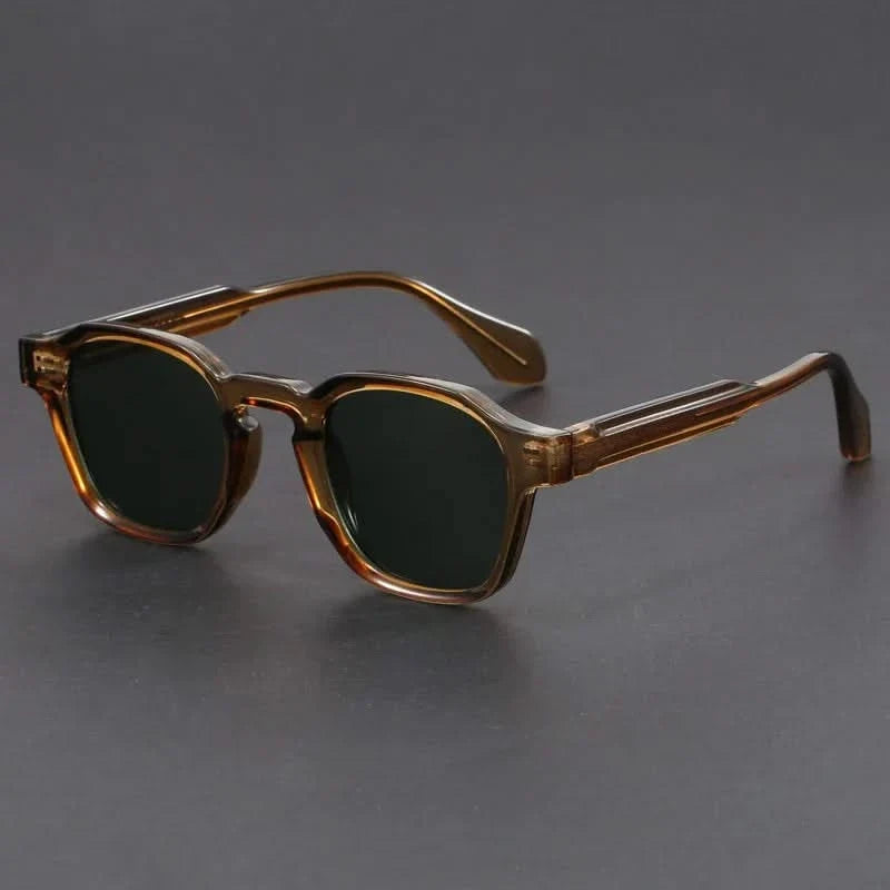 Unisex Retro Square Sunglasses with UV Protection, perfect for classic vintage style eyewear.