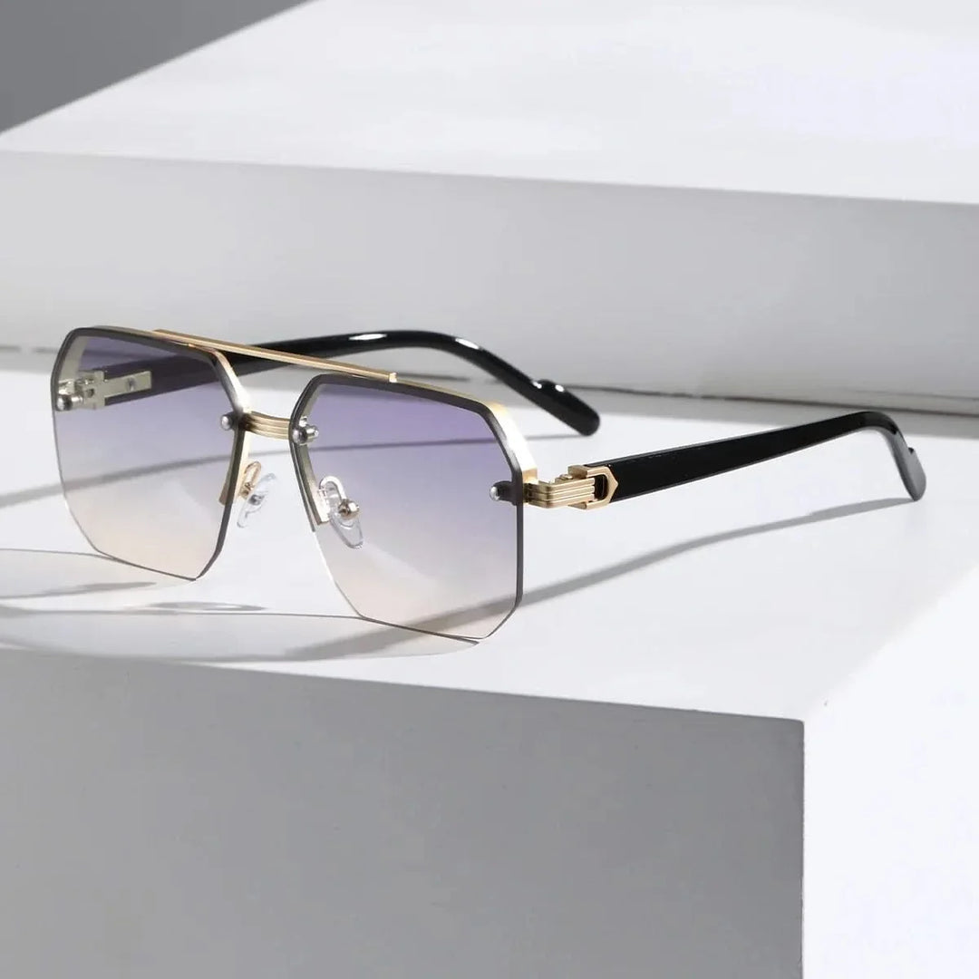 Fashionable unisex sunglasses with durable polycarbonate lenses, providing lightweight UV protection for all.