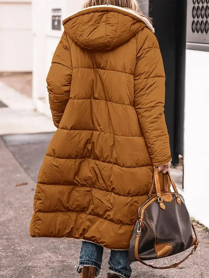 Warmer und Bequemer Damen-Wintermantel mit Teddyfutter