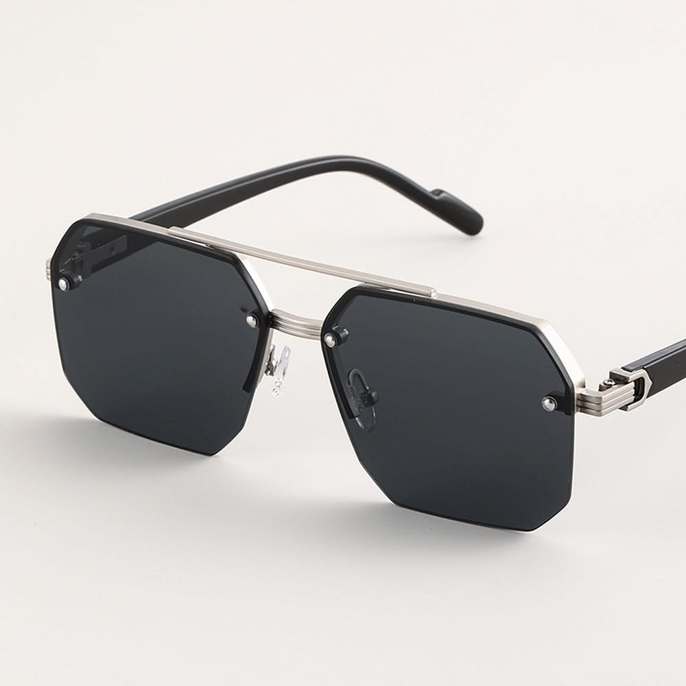 Travel-ready unisex sunglasses featuring lightweight design & robust UV protection, a summer eyewear essential.