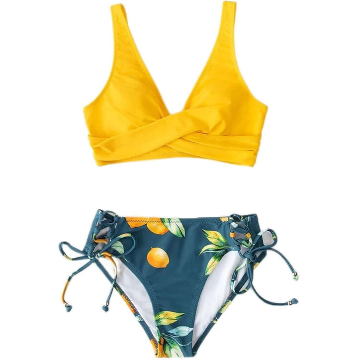 Bikini Set mit Blumenmuster