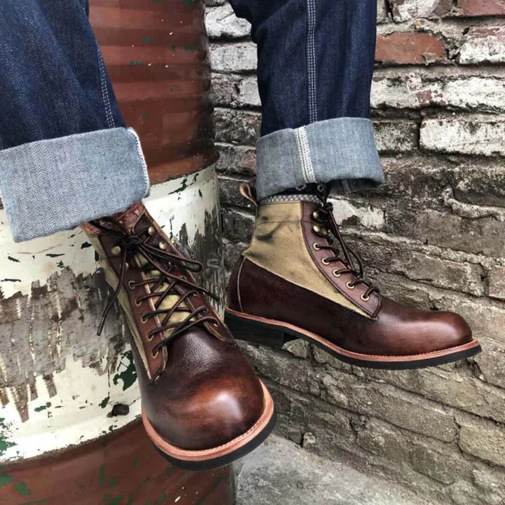 Stylische Retro-Stiefeletten