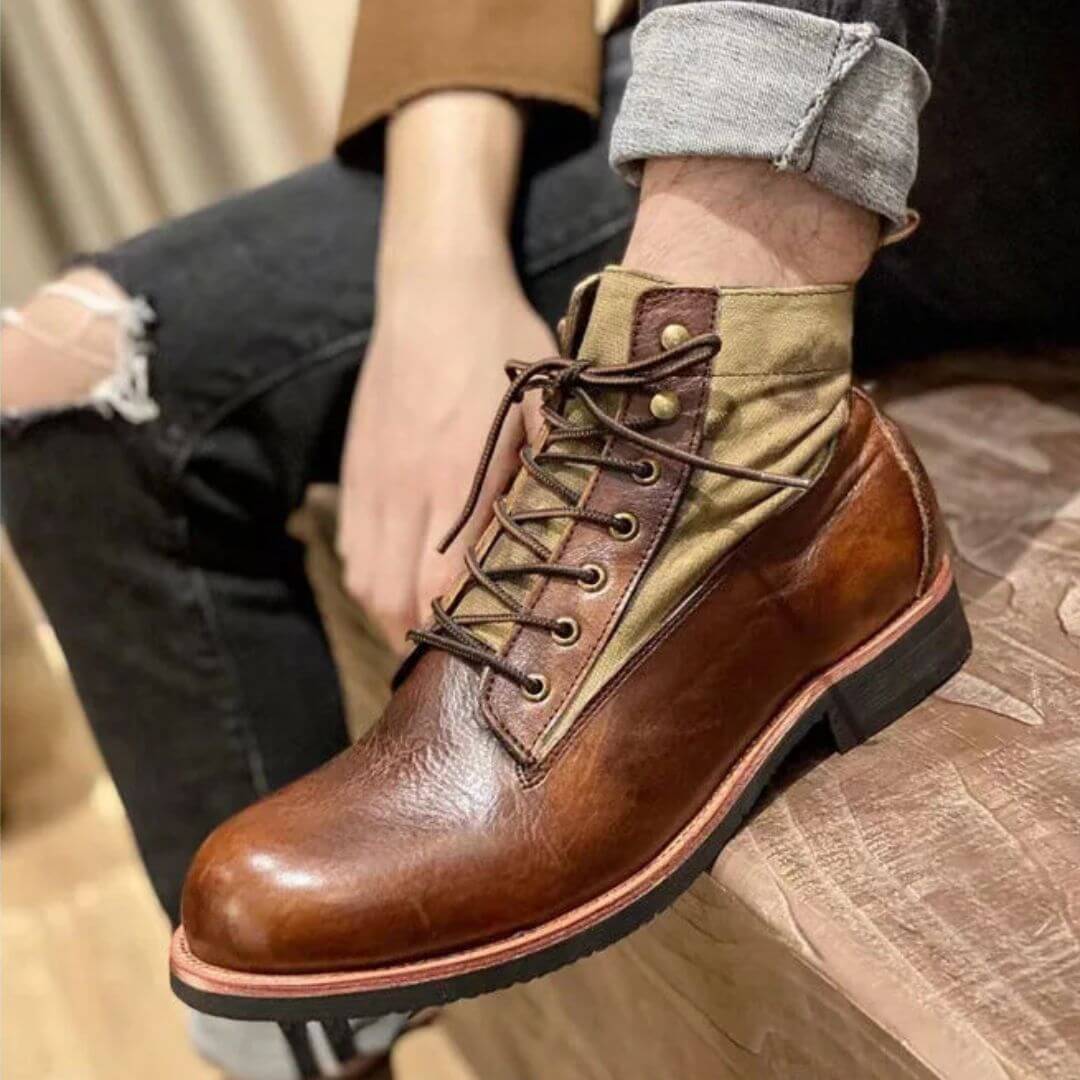 Stylische Retro-Stiefeletten