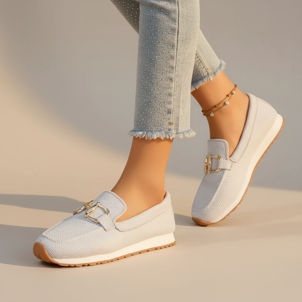 Stylish women's orthopedic flats, perfect for casual or elegant everyday wear.