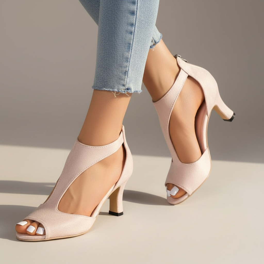 Supportive women's dress heels featuring arch support & stable heel for long-lasting comfort & elegant style.