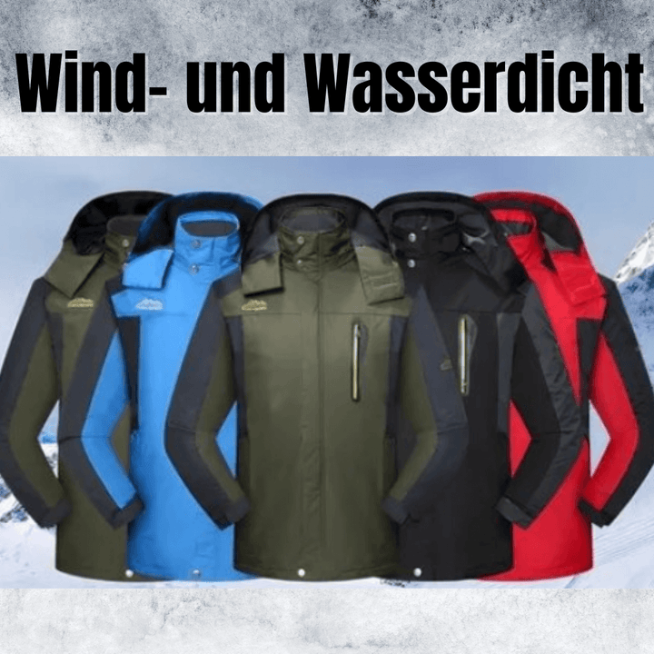 Winddichte und Wasserdichte Herrenjacke für Outdoor-Abenteuer