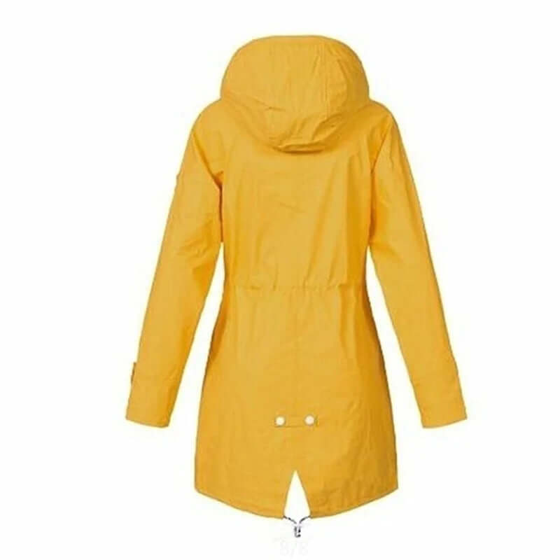 Wasserdichter Trenchcoat mit Kapuze für Damen