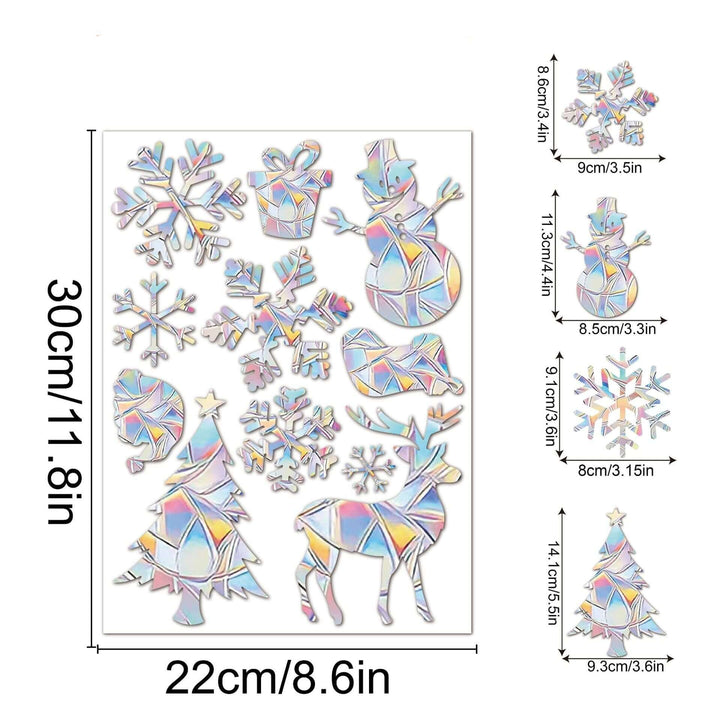 Regenbogen-Fensterdeko - Selbstklebend, Bunt, Dekorativ