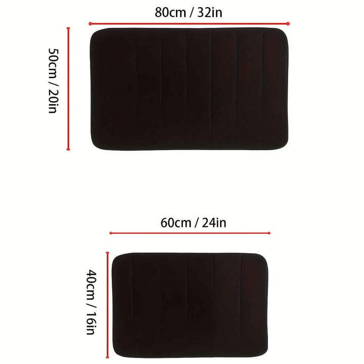 Luxus Antirutsch-Badematte - Weich & Saugstark