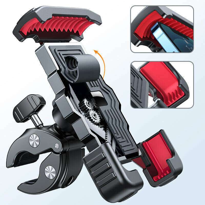 Robuster Fahrrad Smartphone Halter mit 360° Drehung