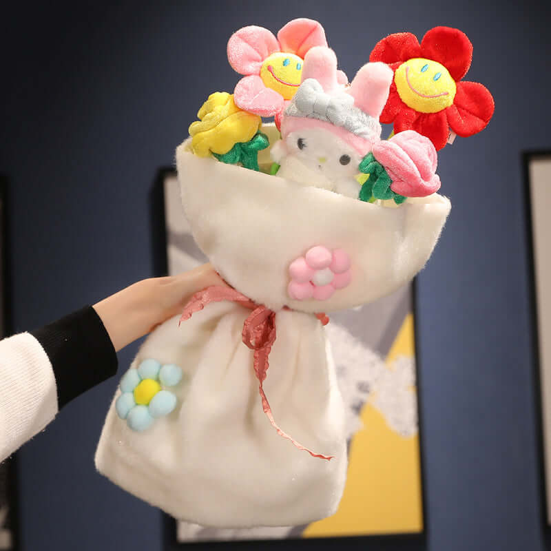 Kuscheltier-Geschenkstrauß: Weiches Plüsch-Bouquet