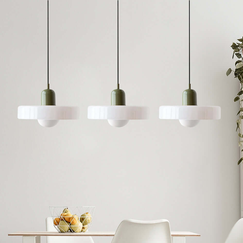 3-köpfige Bauhaus Pendelleuchte